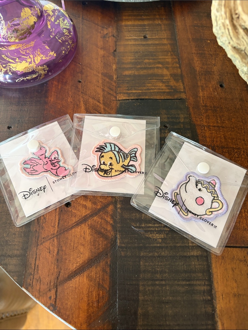 Disney x Stoney Clover Lane Embroidered Sew-On Patch Set 3-Pack Side Kicks